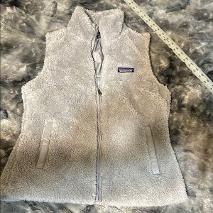 Patagonia Gray Fleece Vest size medium